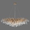 Lampa Wisząca ICICLE 2031-11 Zuma Line Złota | Nowoczesny Żyrandol 15xG9